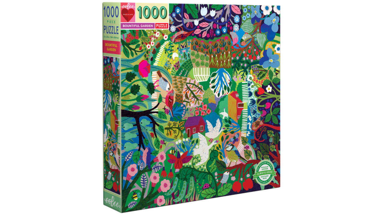 Puzzel Eeboo Bountiful Garden 1000 stuks
