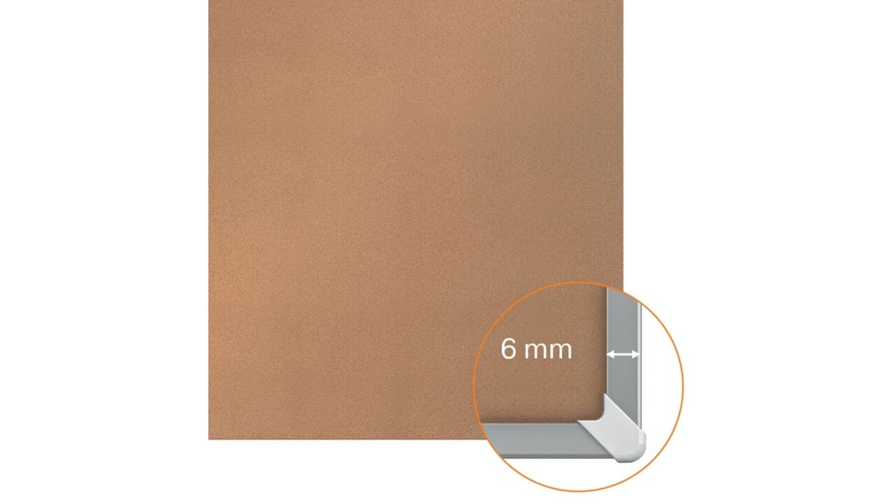 Prikbord Nobo Impression Pro Widescreen 69x122cm kurk