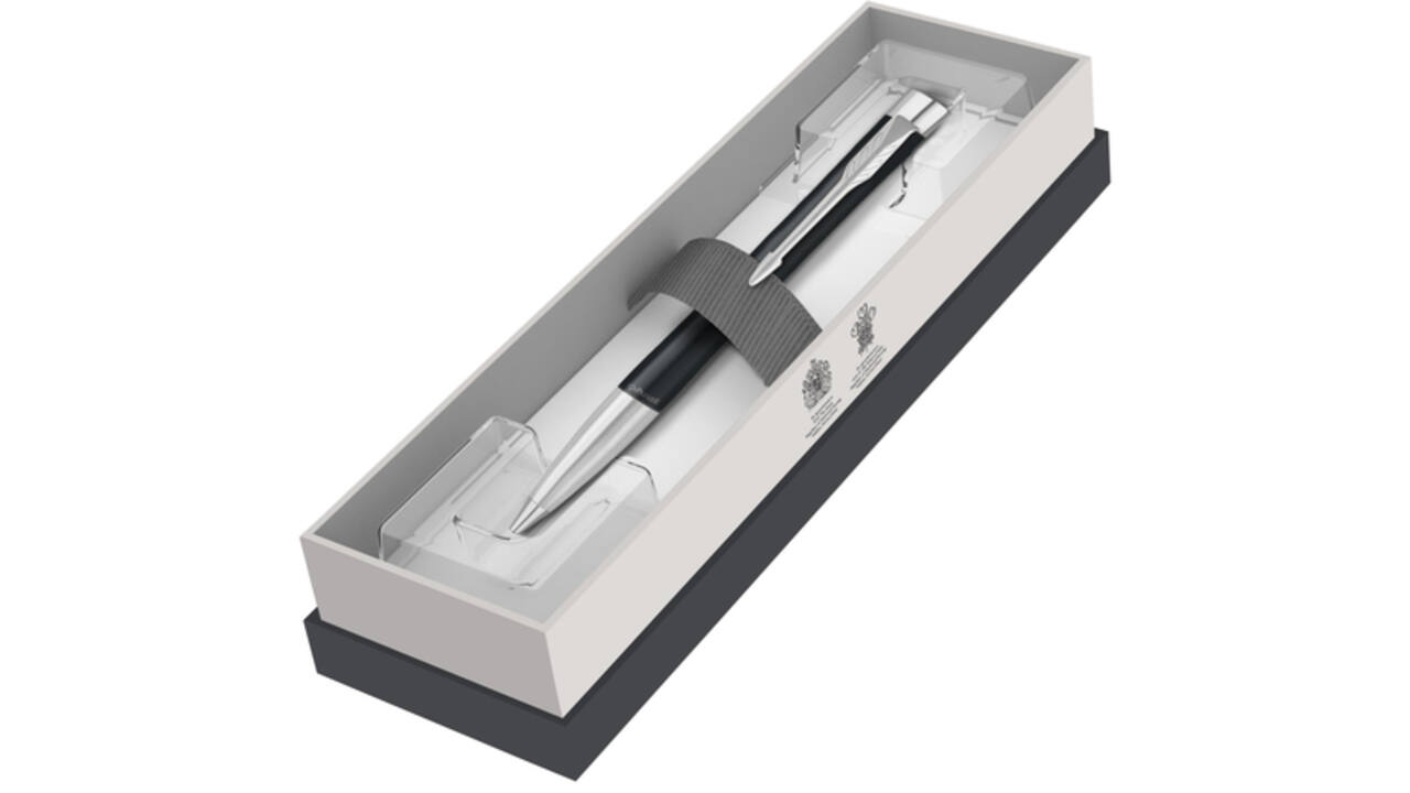 Balpen Parker Urban twist matt black CT medium blister à 1 stuk