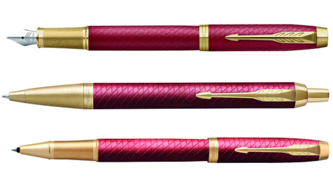 Balpen Parker IM Premium deep red medium blister à 1 stuk
