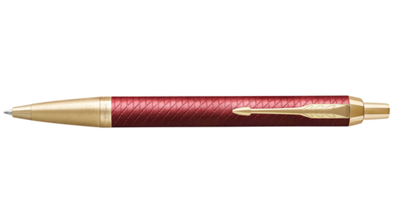 Balpen Parker IM Premium deep red medium blister à 1 stuk