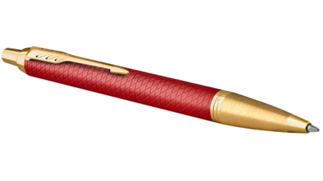 Balpen Parker IM Premium deep red medium blister à 1 stuk