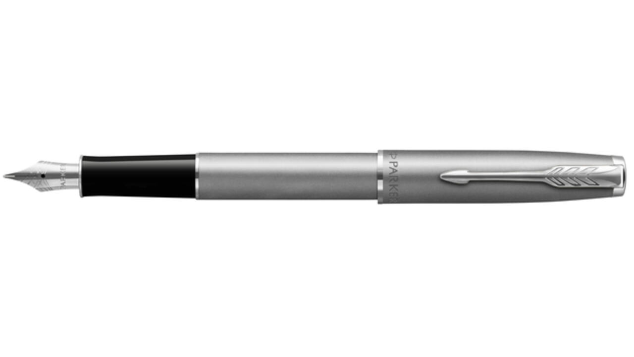 Vulpen Parker Sonnet Essential sandblasted stainless steel lacquer CT medium