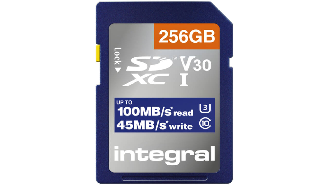 Geheugenkaart Integral SDHC-XC 256GB