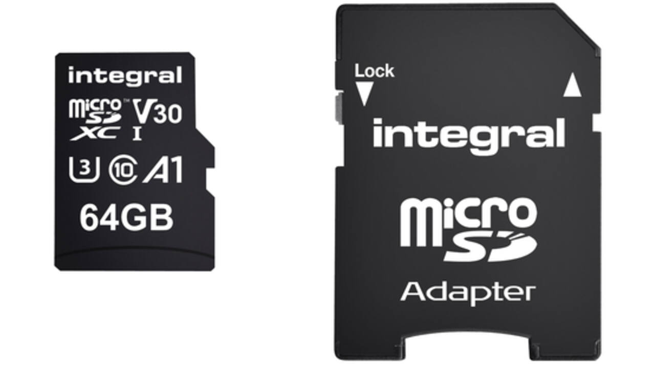 Geheugenkaart Integral microSDXC 64GB