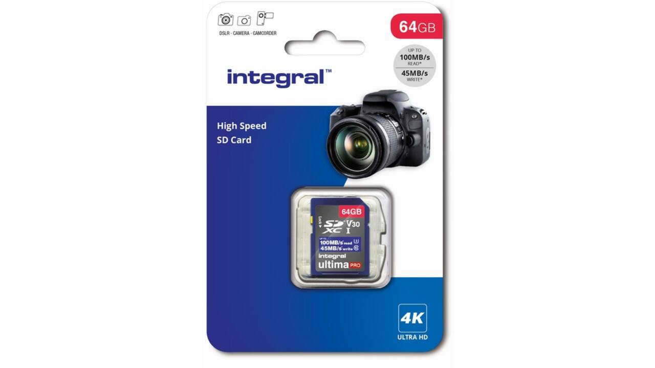 Geheugenkaart Integral SDHC-XC 64GB