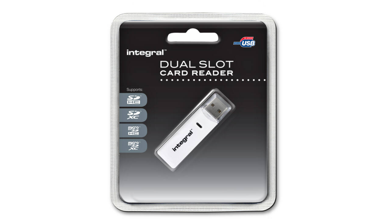 Kaartlezer Integral 2.0 USB-A SD-microSD
