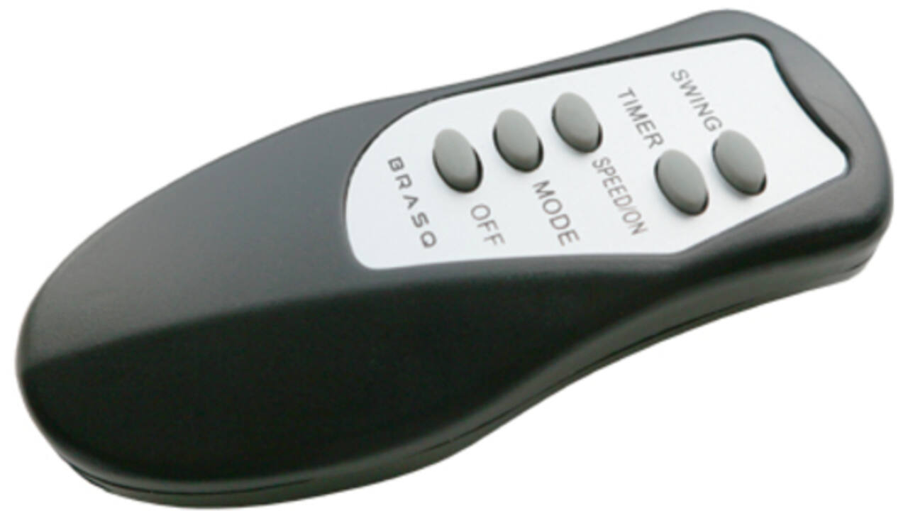 Statiefventilator BRASQ met remote Ø 40cm zwart