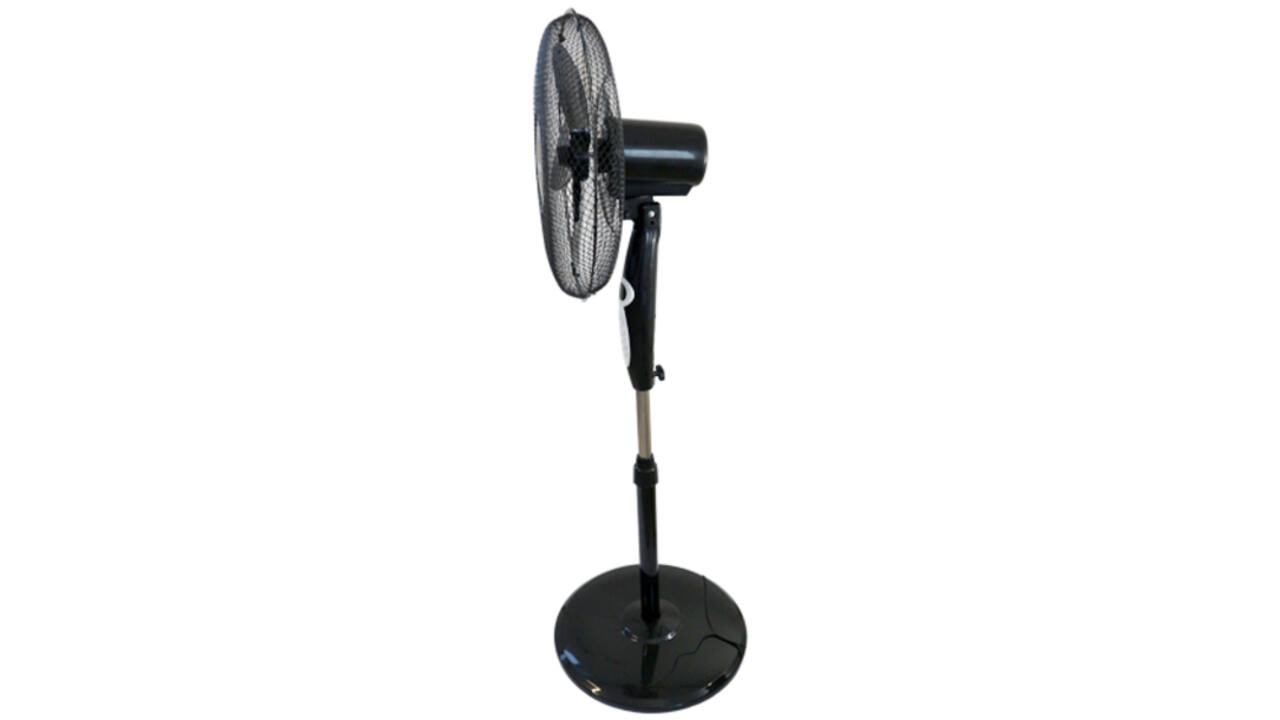 Statiefventilator BRASQ met remote Ø 40cm zwart