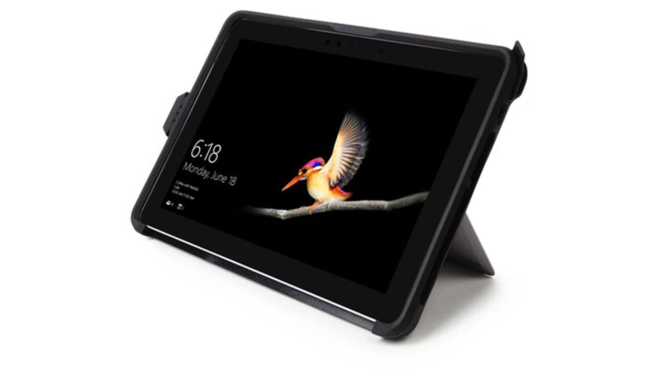 Beschermhoes Kensington BlackBelt voor Surface Go en Go 2 zwart