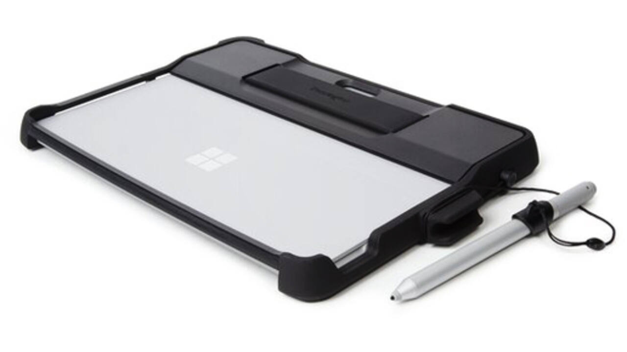 Beschermhoes Kensington BlackBelt voor Surface Go en Go 2 zwart