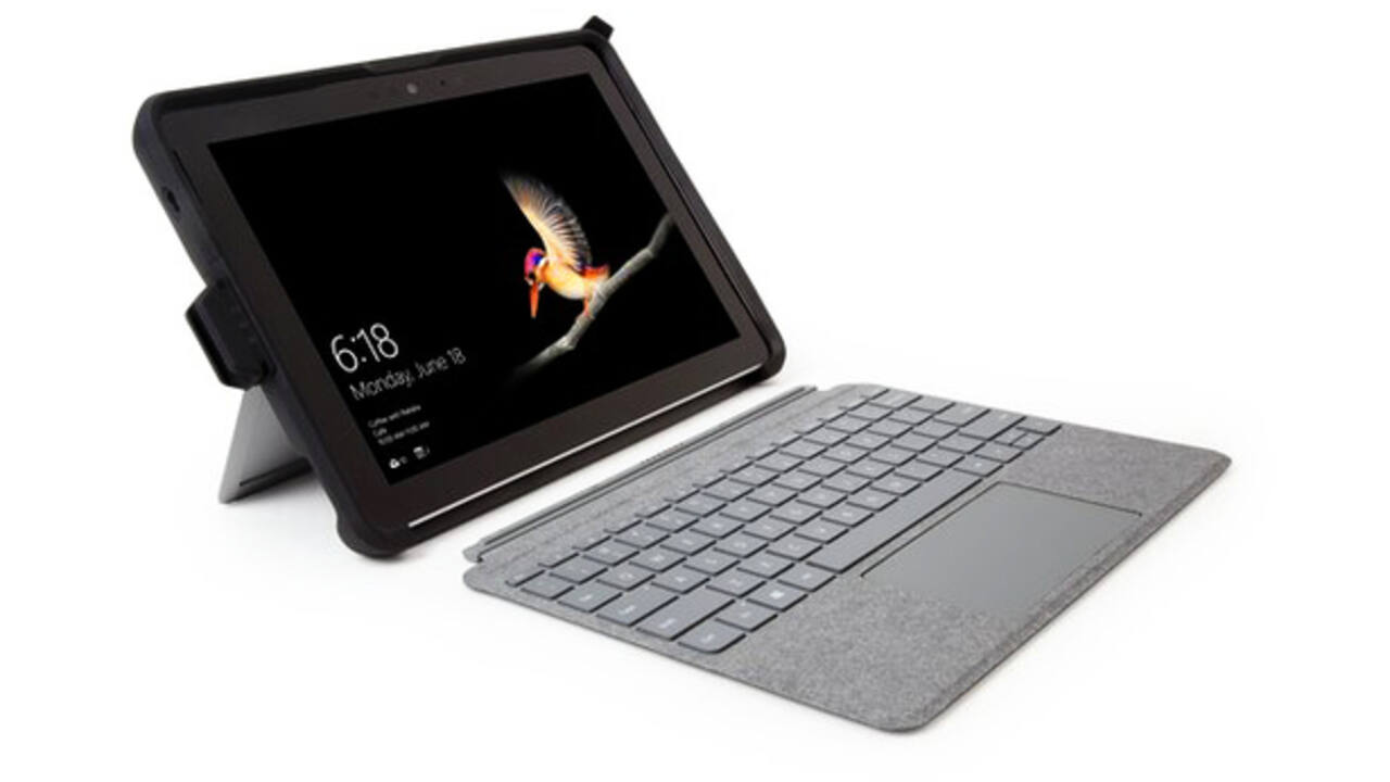 Beschermhoes Kensington BlackBelt voor Surface Go en Go 2 zwart