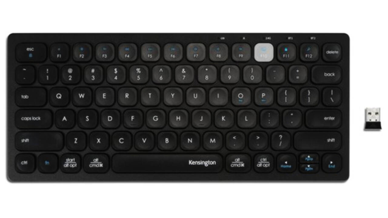 Toetsenbord Kensington Dual draadloos compact zwart