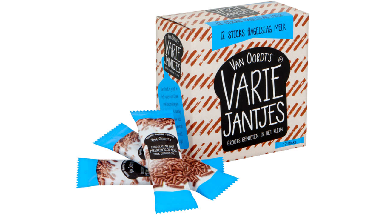 Hagelslag van Oordt VarieJantjes melk 10gr