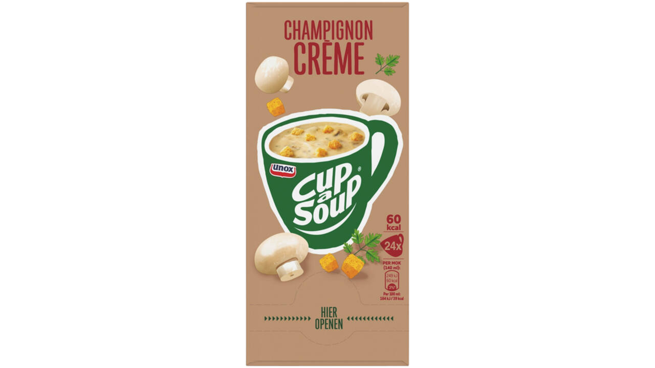 Cup-a-Soup Unox champignon crème 140ml