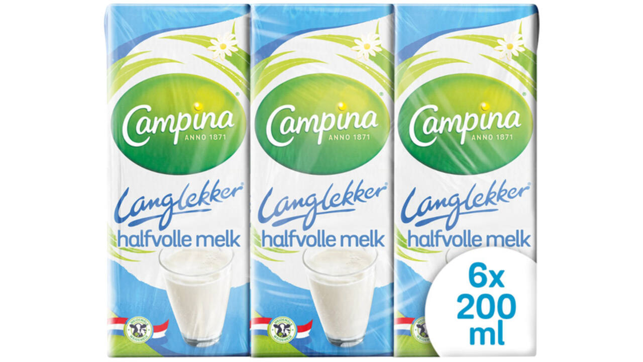 Melk Campina LangLekker halfvol 20cl