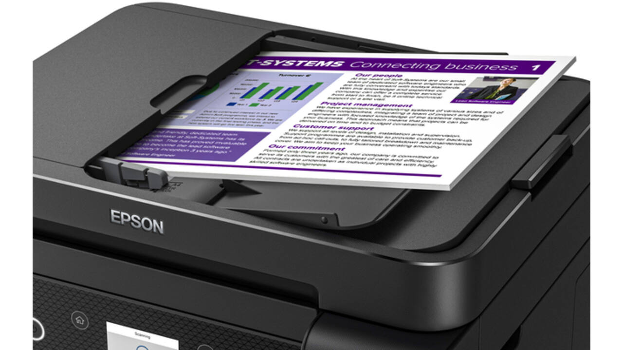 Multifunctional inktjet printer Epson Ecotank ET-3850