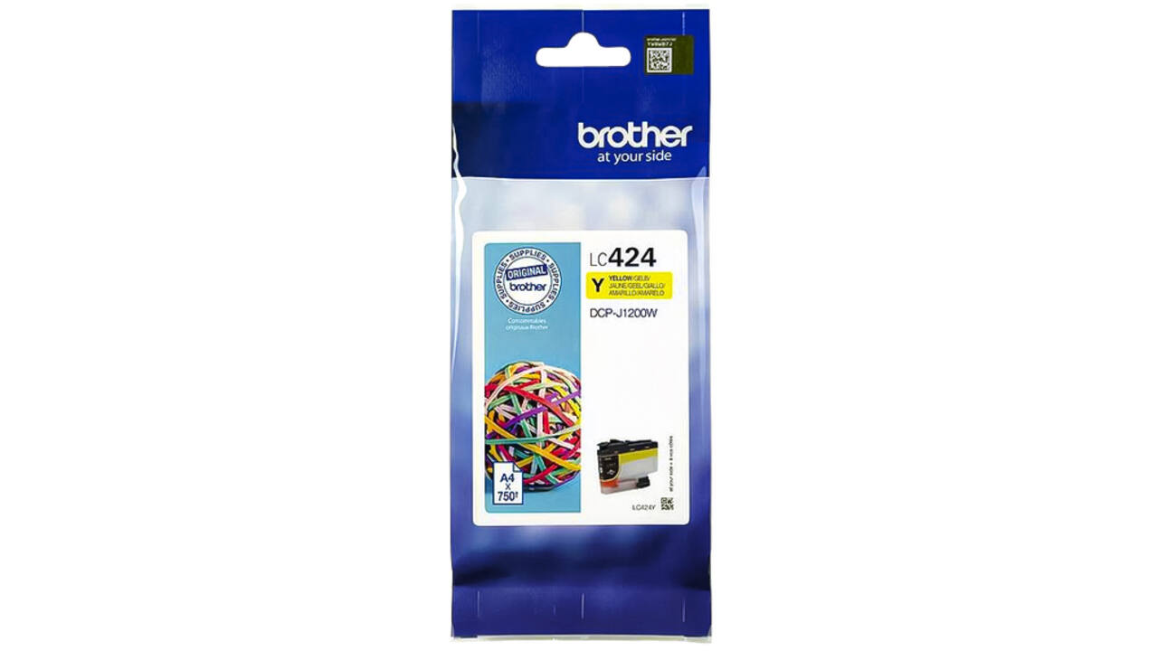 Inktcartridge Brother LC-424Y geel