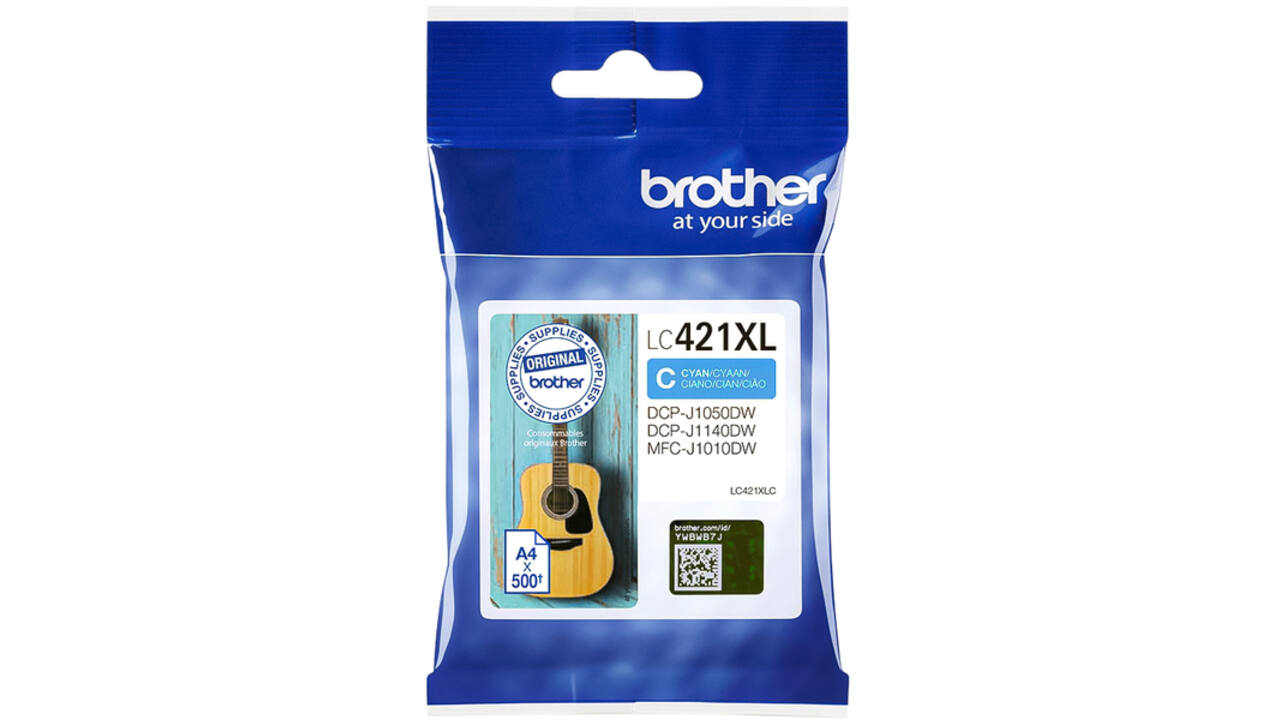 Inktcartridge Brother LC-421XLC blauw