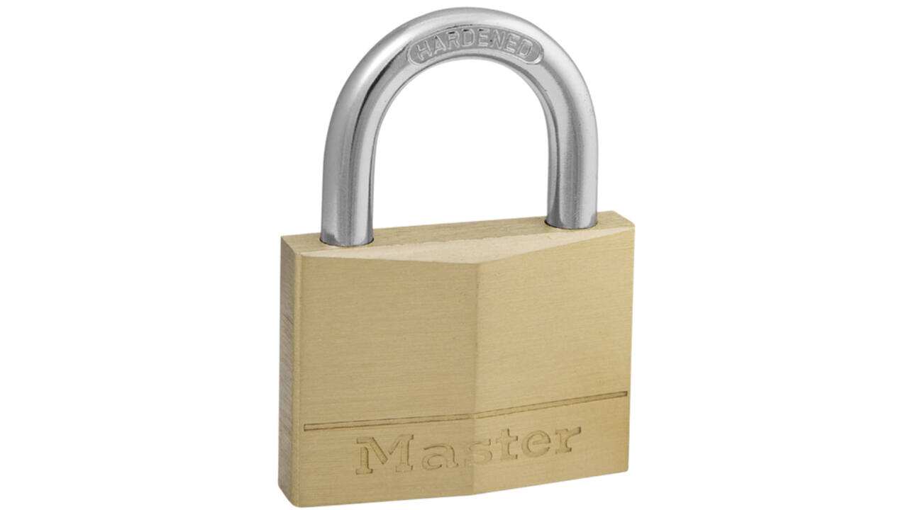Hangslot MasterLock messing 50mm