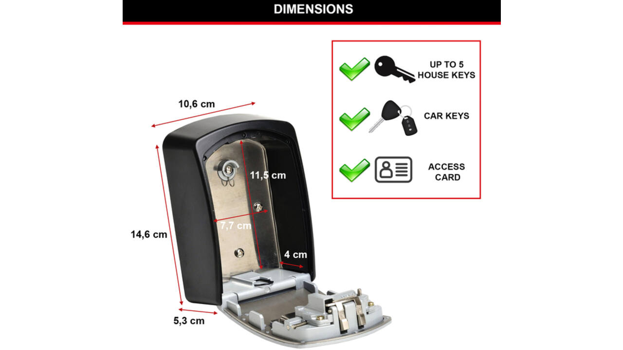 Sleutelkluis MasterLock Select Access extra groot