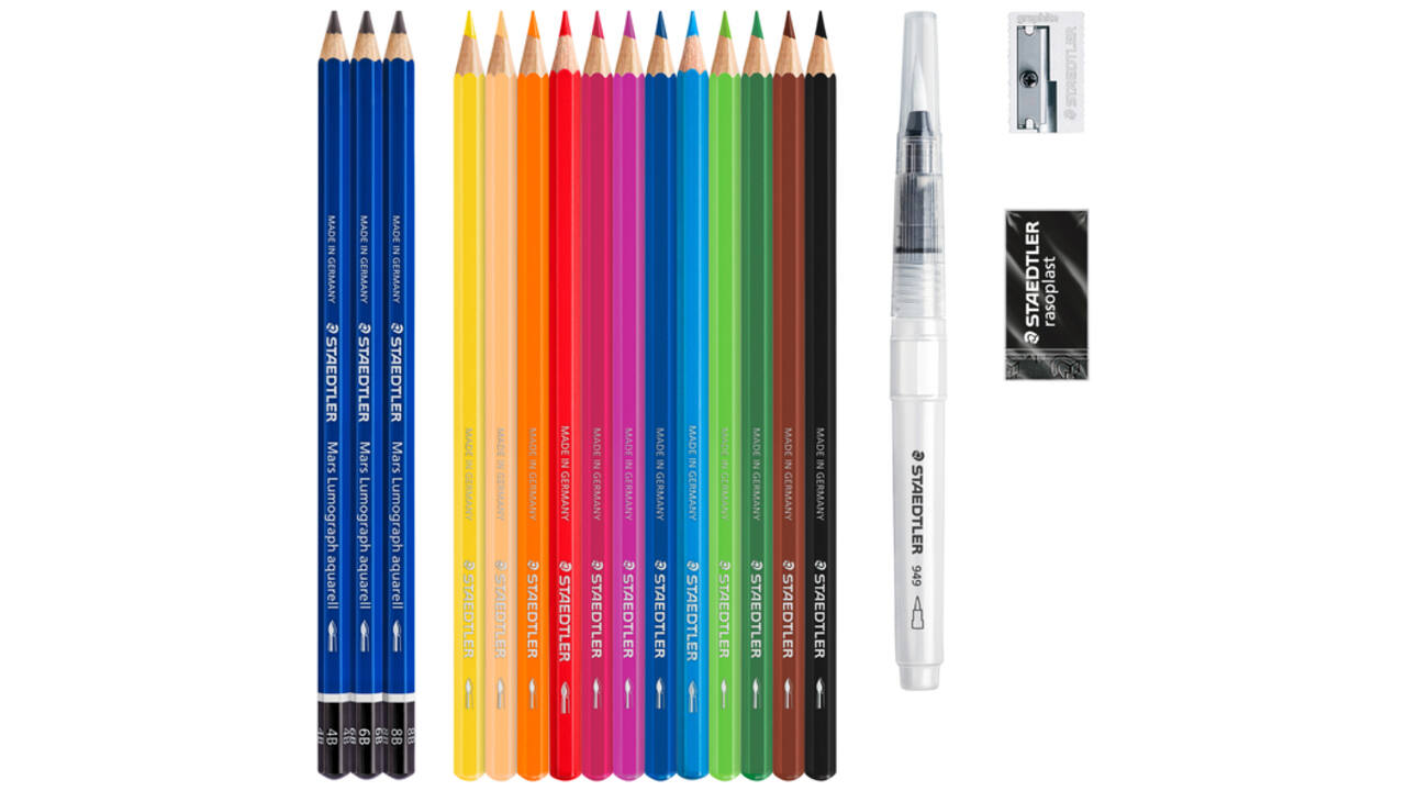 Kleurpotlood Staedtler Design Journey watercolor aquarel 18-delig