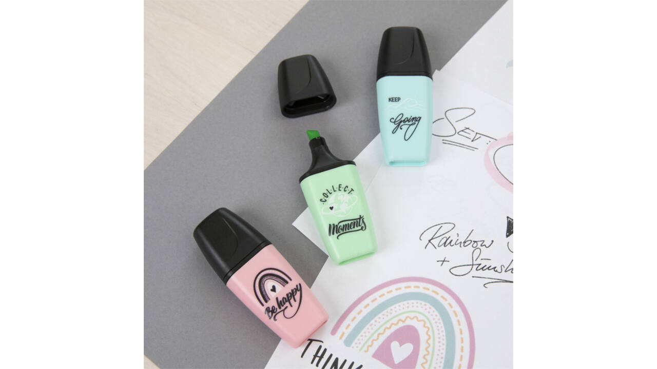 Markeerstift STABILO BOSS mini Pastellove assorti etui à 6 stuks