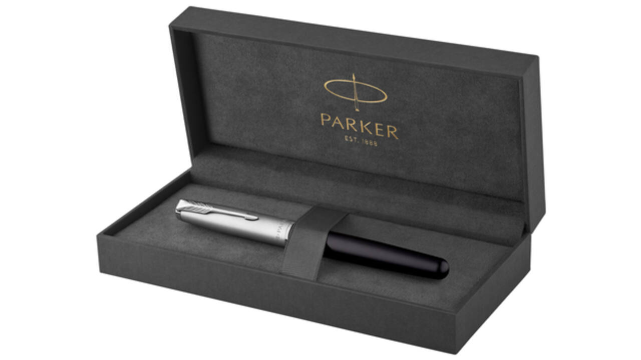 Vulpen Parker Sonnet Essential sandblasted CT matte black lacquer fijn
