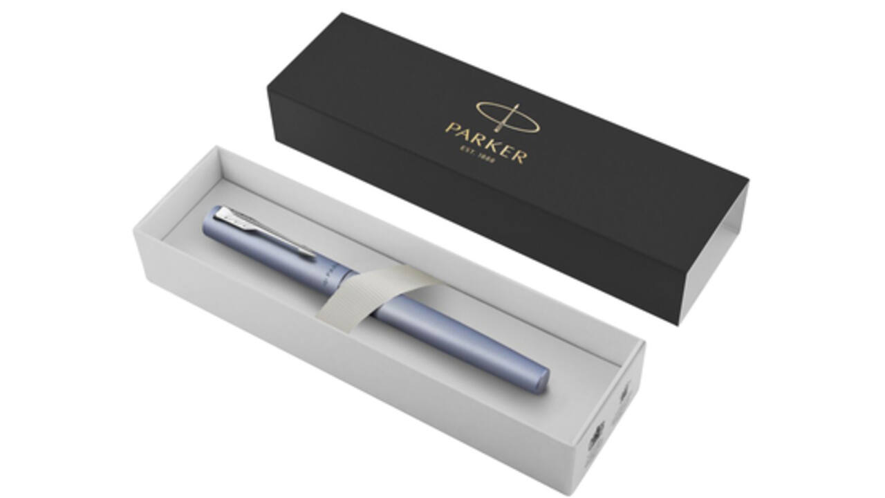 Vulpen Parker Vector XL silver blue medium