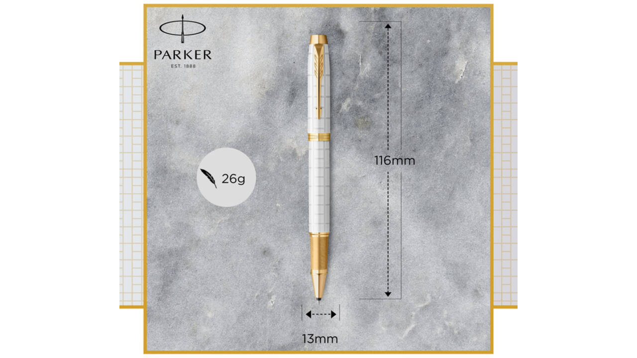 Rollerpen Parker IM Premium pearl GT fijn