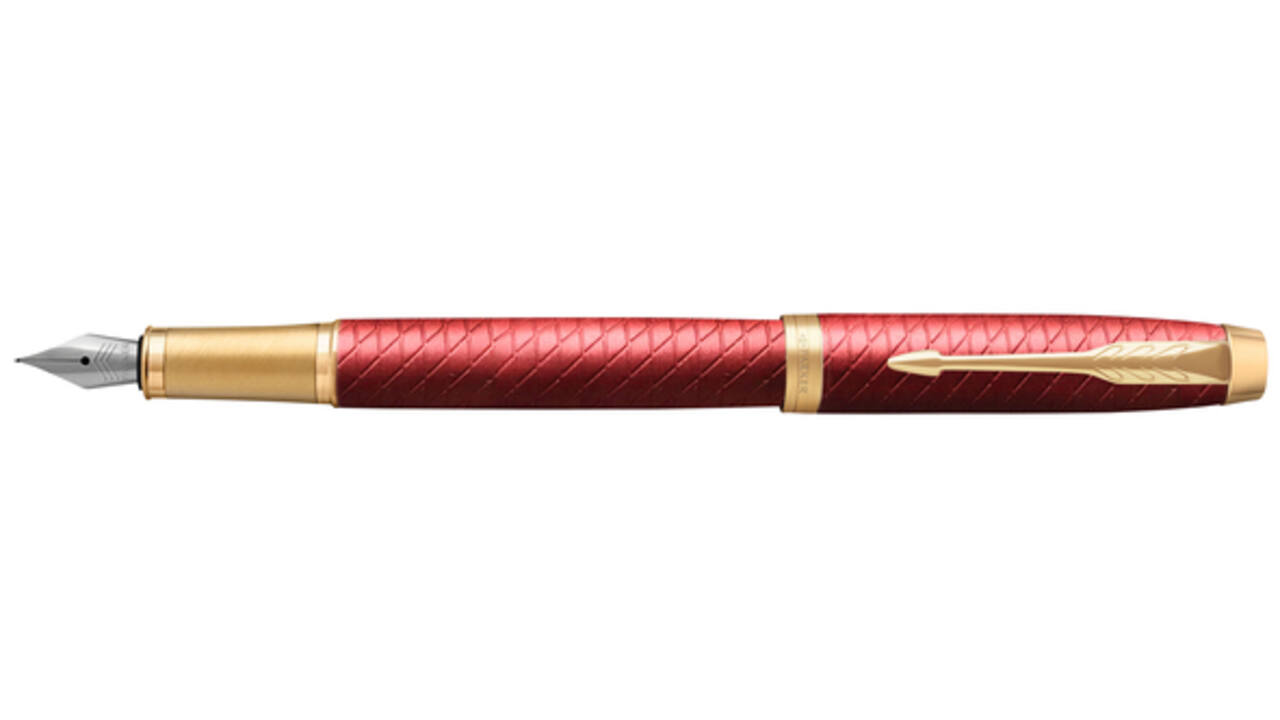 Vulpen Parker IM Premium deep red GT fijn