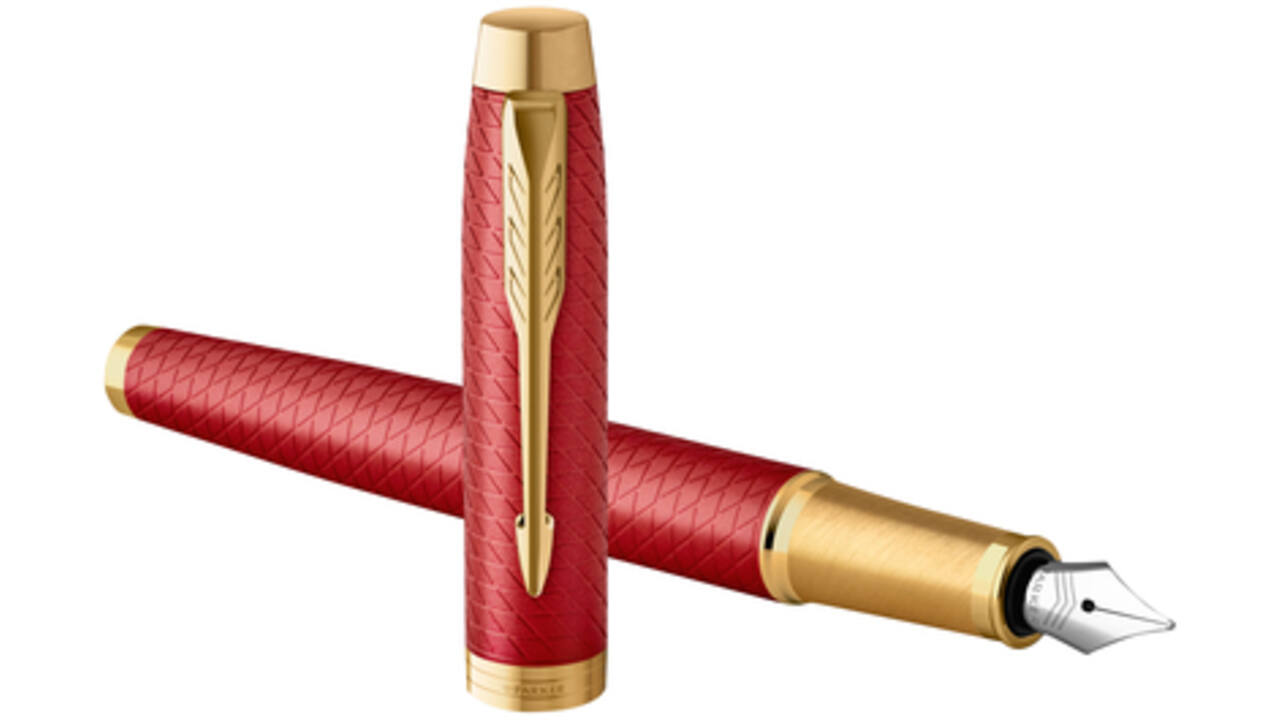 Vulpen Parker IM Premium deep red GT fijn