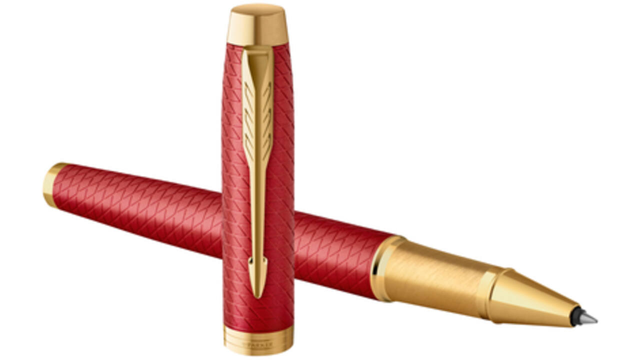 Rollerpen Parker IM Premium deep red GT fijn