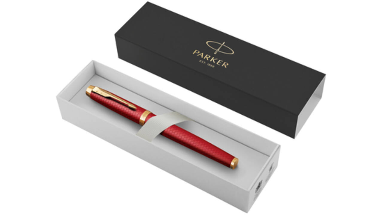 Rollerpen Parker IM Premium deep red GT fijn