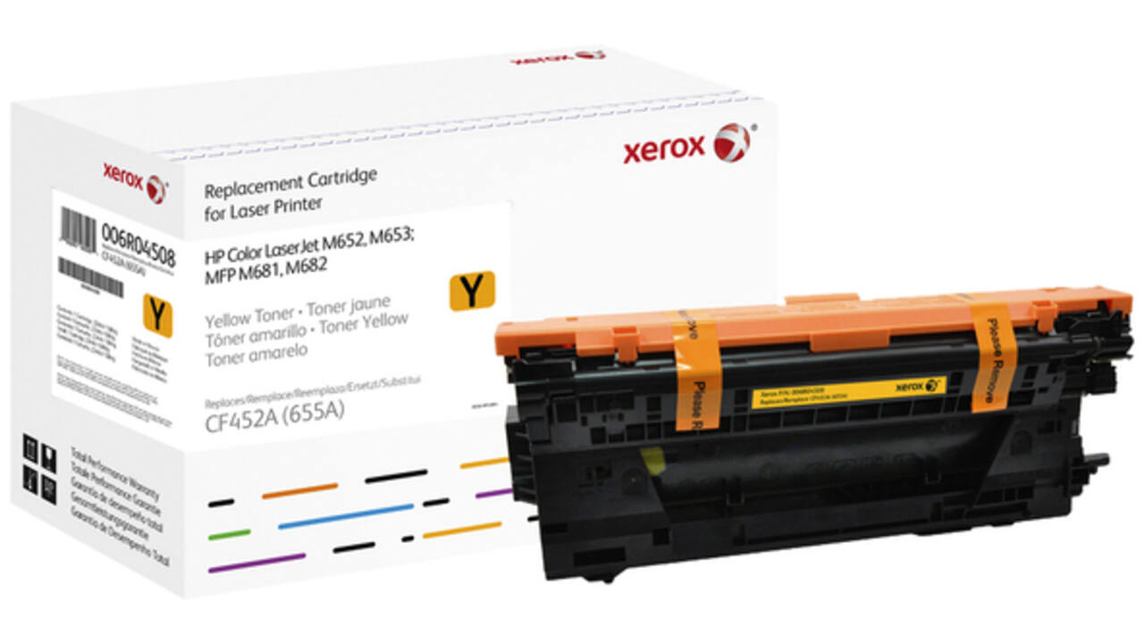 Tonercartridge Xerox alternatief tbv HP CF452A 655A geel