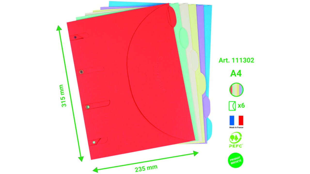 Smartfolder Tarifold A4 assorti