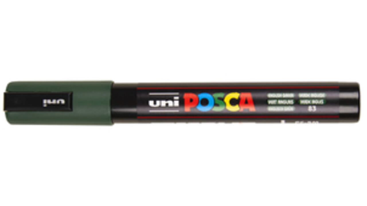 Verfstift Posca PC5M medium Engels groen