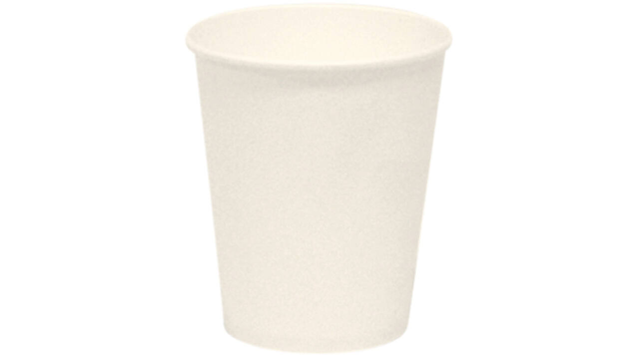 Beker karton IEZZY 180ml 100 stuks wit