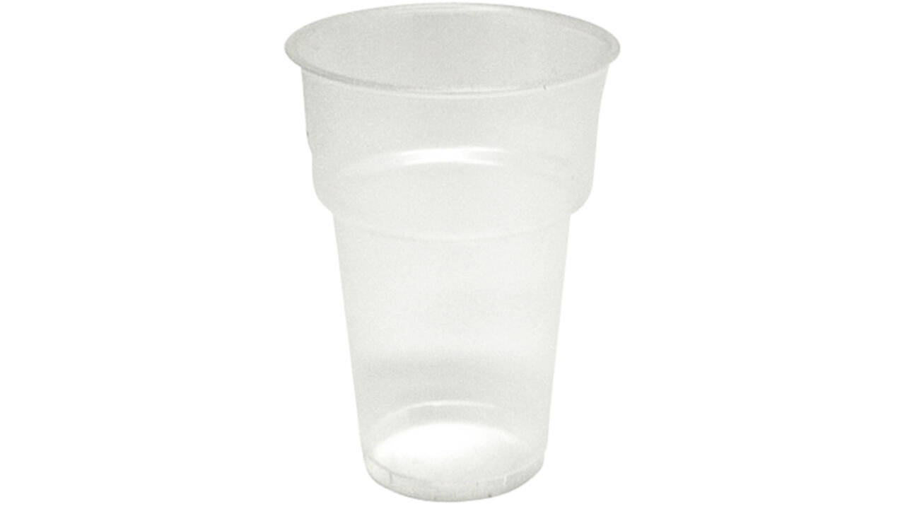Beker IEZZY bier 250ml PP 50 stuks transparant