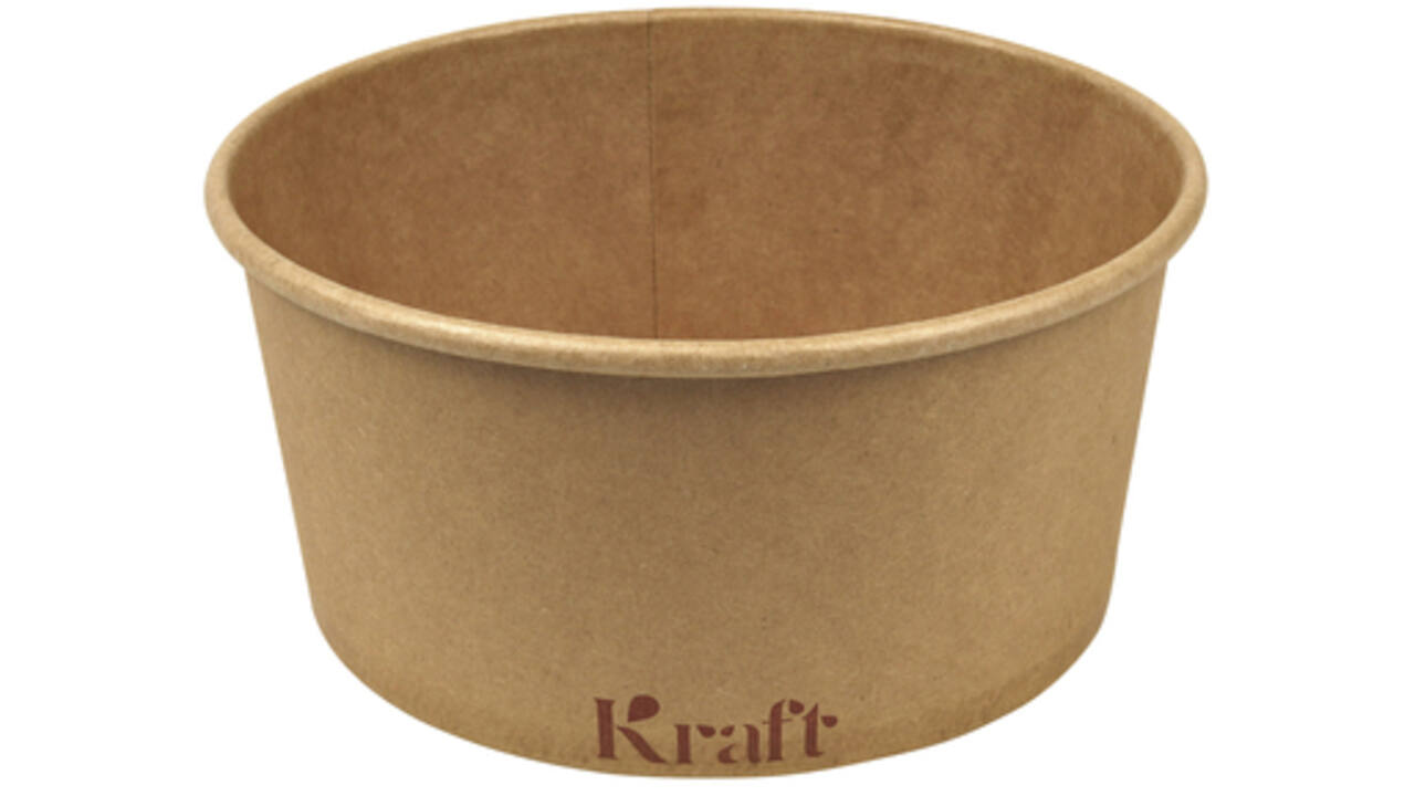 Saladebak IEZZY 1500ml Ø185mm Kraft