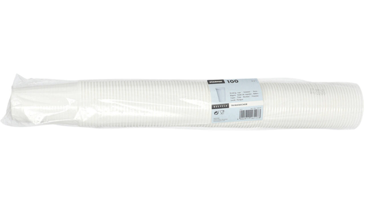 Beker IEZZY 200ml Ø70mm PP 100 stuks wit