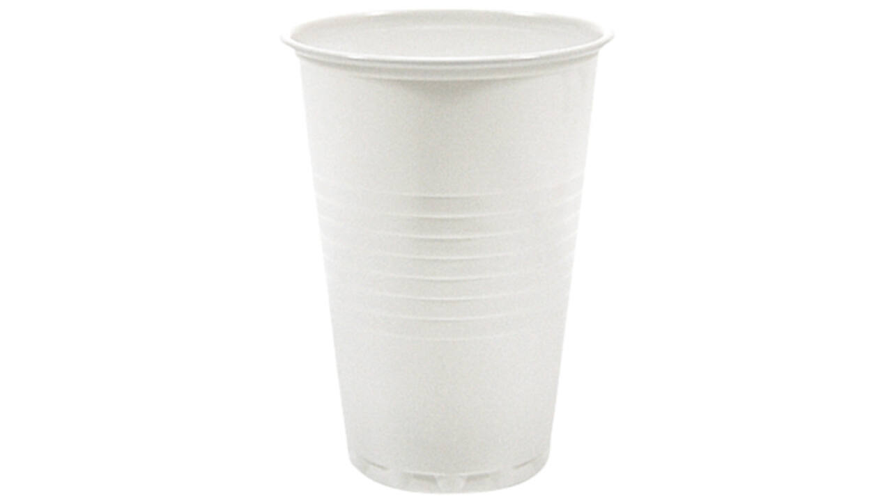 Beker IEZZY 180ml Ø70mm plastic 100 stuks wit