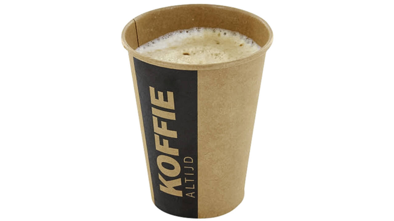 Beker IEZZY Altijd Koffie 250ml Ø90mm 50 stuks