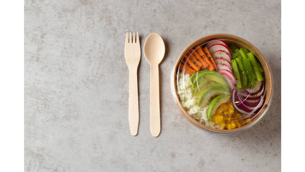 Saladebakdeksel IEZZY Ø185mm rPET