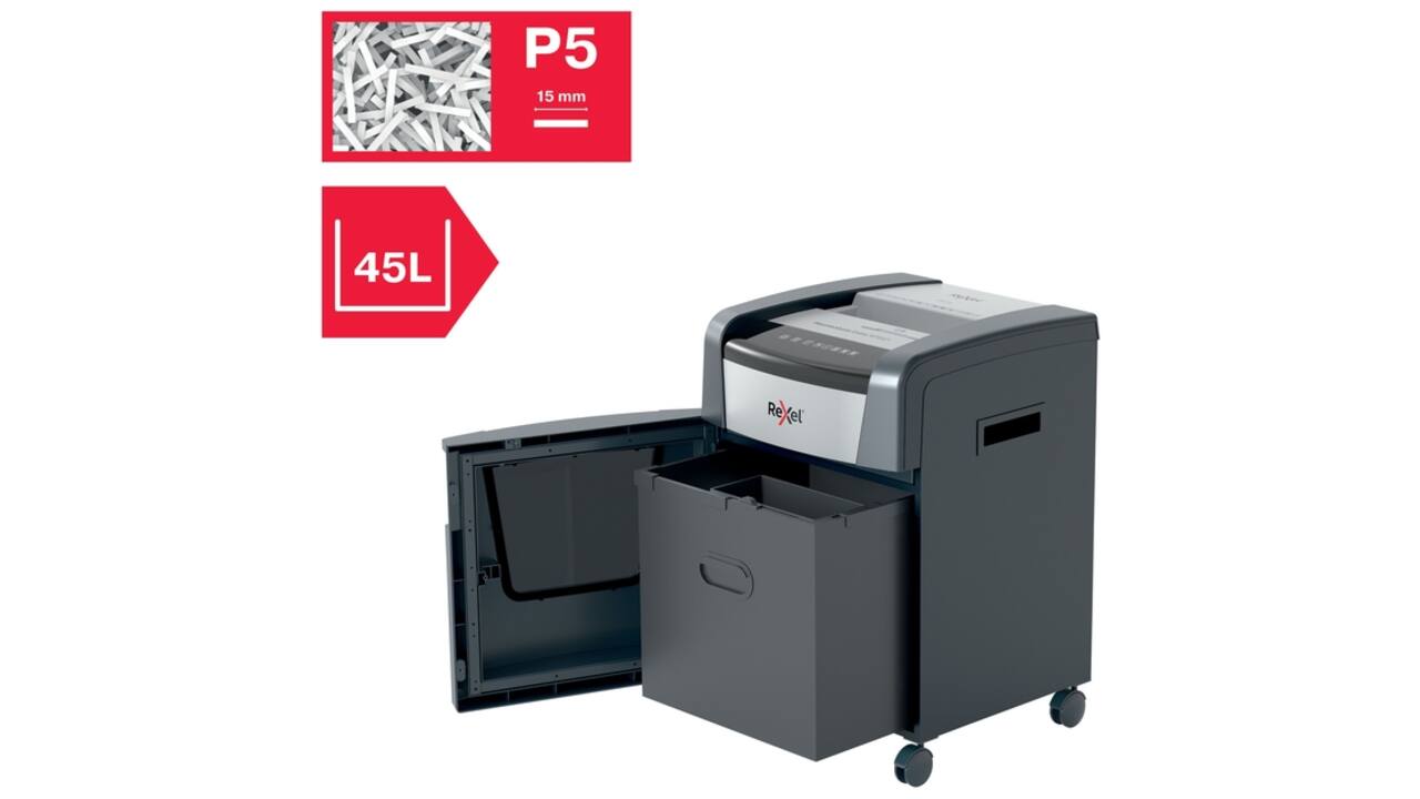 Papiervernietiger Rexel Momentum Extra XP512+ snippers 2x15mm