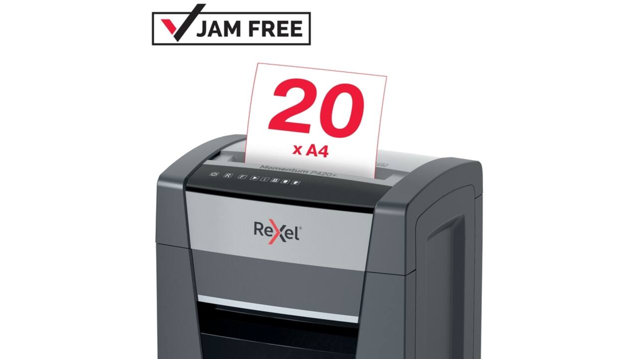Papiervernietiger Rexel Momentum P420+ snippers 4x35mm