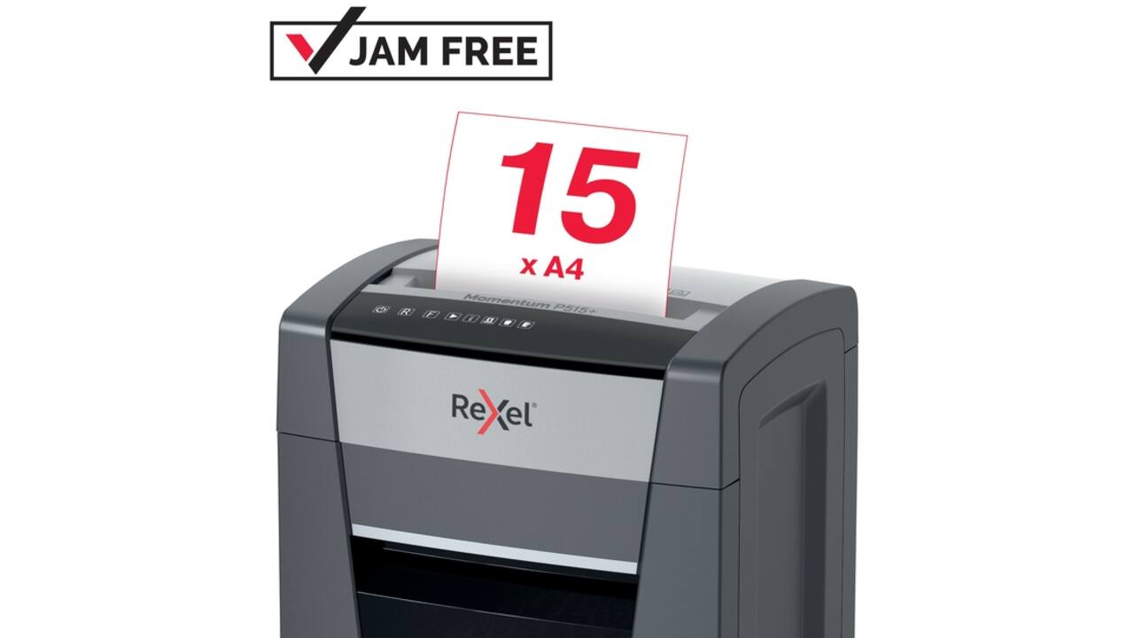 Papiervernietiger Rexel Momentum P515+ snippers 2x15mm