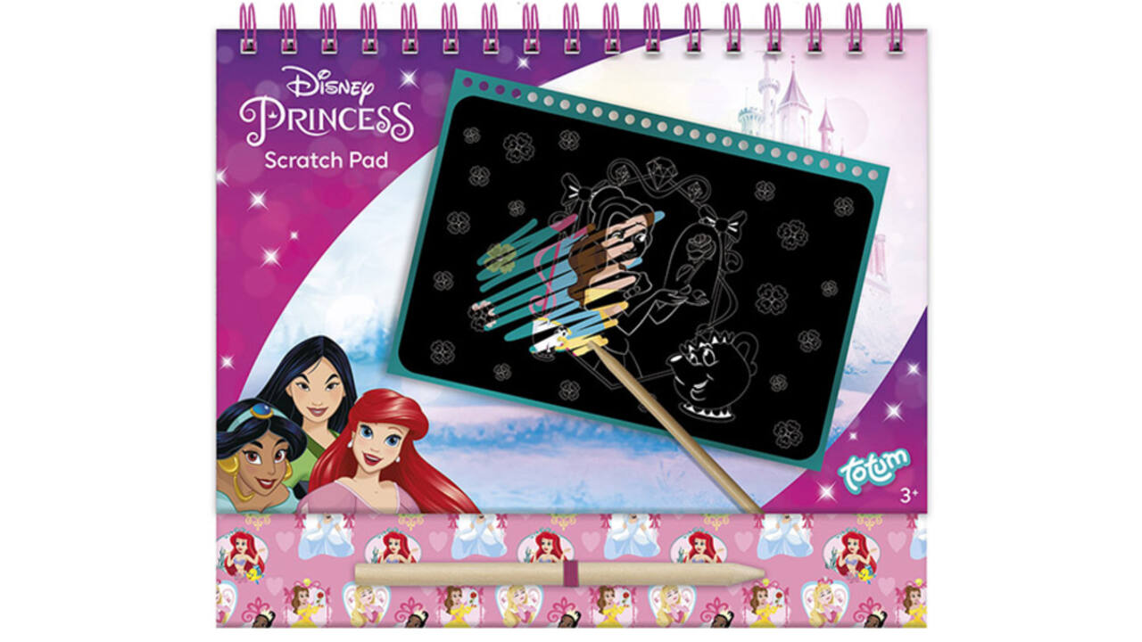Knutselset Totum Disney Princess scratchbook