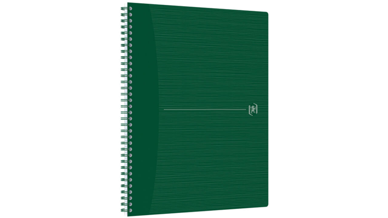 Spiraalblok Oxford Origin A4+ lijn 140 pagina's 80gr groen