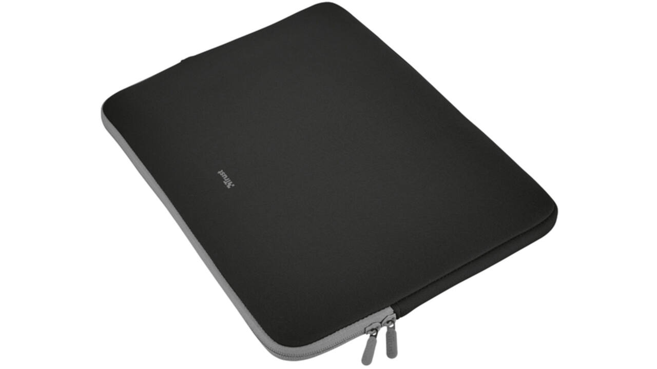 Laptopsleeve Trust Primo 15,6 inch zwart